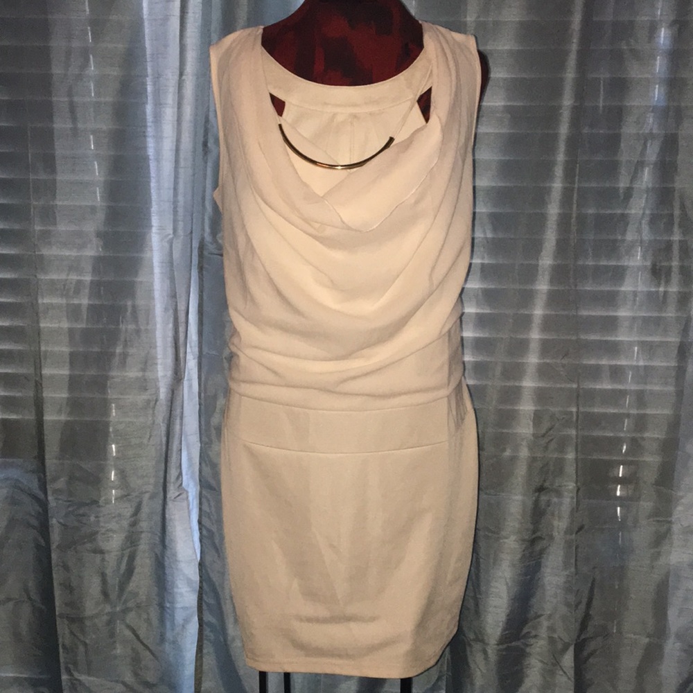Brandy Melville jada dress sleeveless cream M NWT